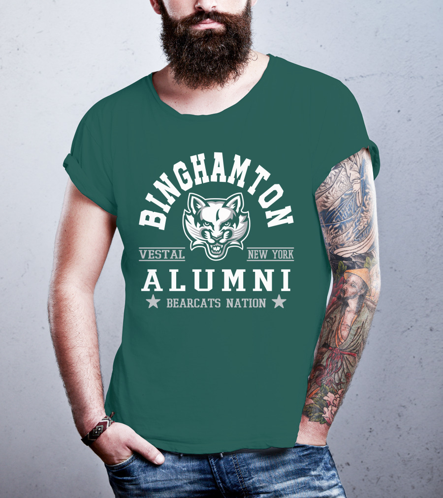 Binghamton Alumni Vestal New York Bearcats Nation T-Shirt