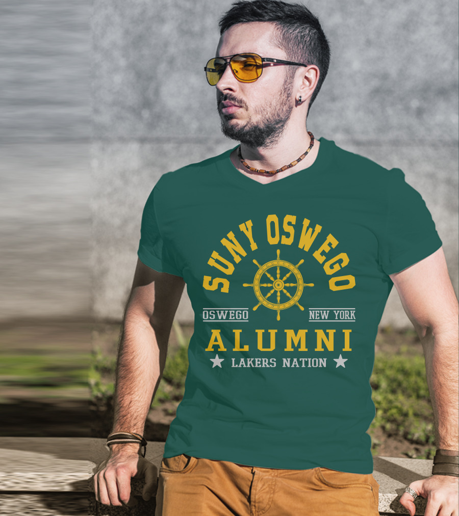 SUNY Oswego Alumni New York Lakers Nation T-Shirt