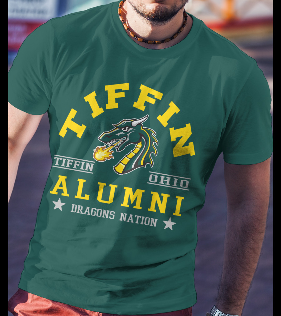 Tiffin Ohio Alumni Dragons Nation T-Shirt
