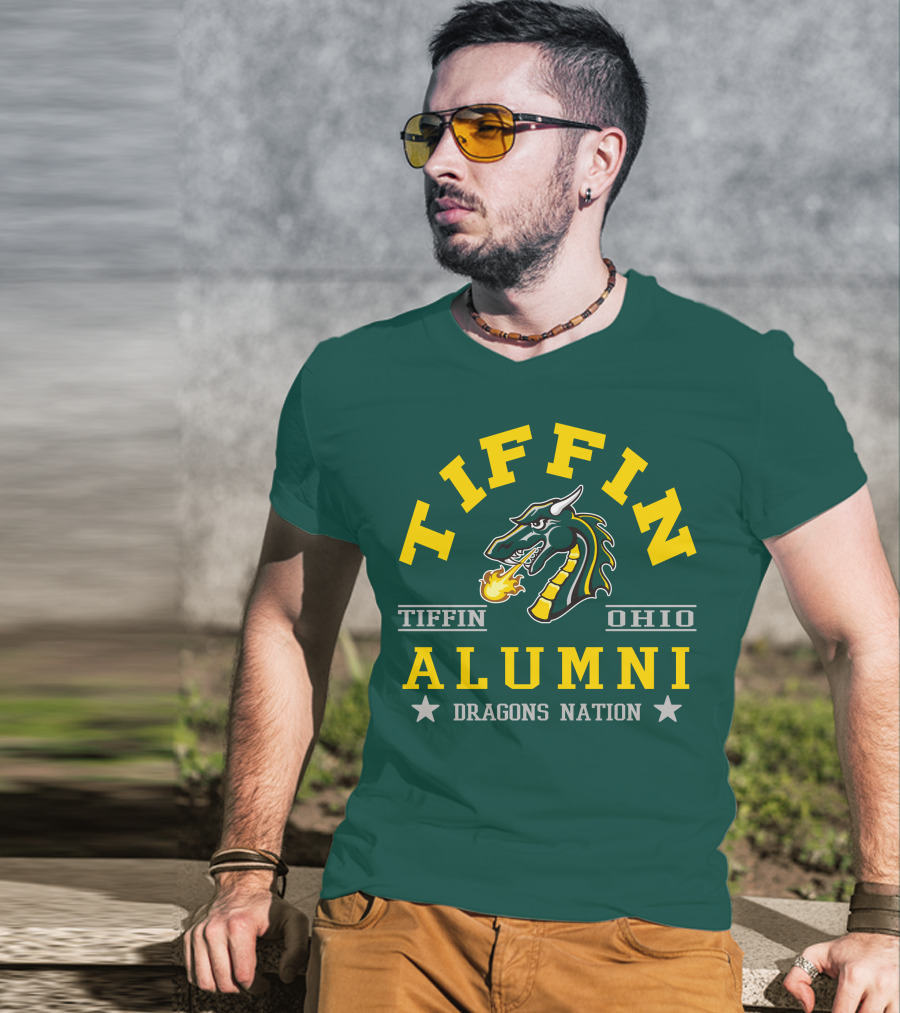 Tiffin Ohio Alumni Dragons Nation T-Shirt