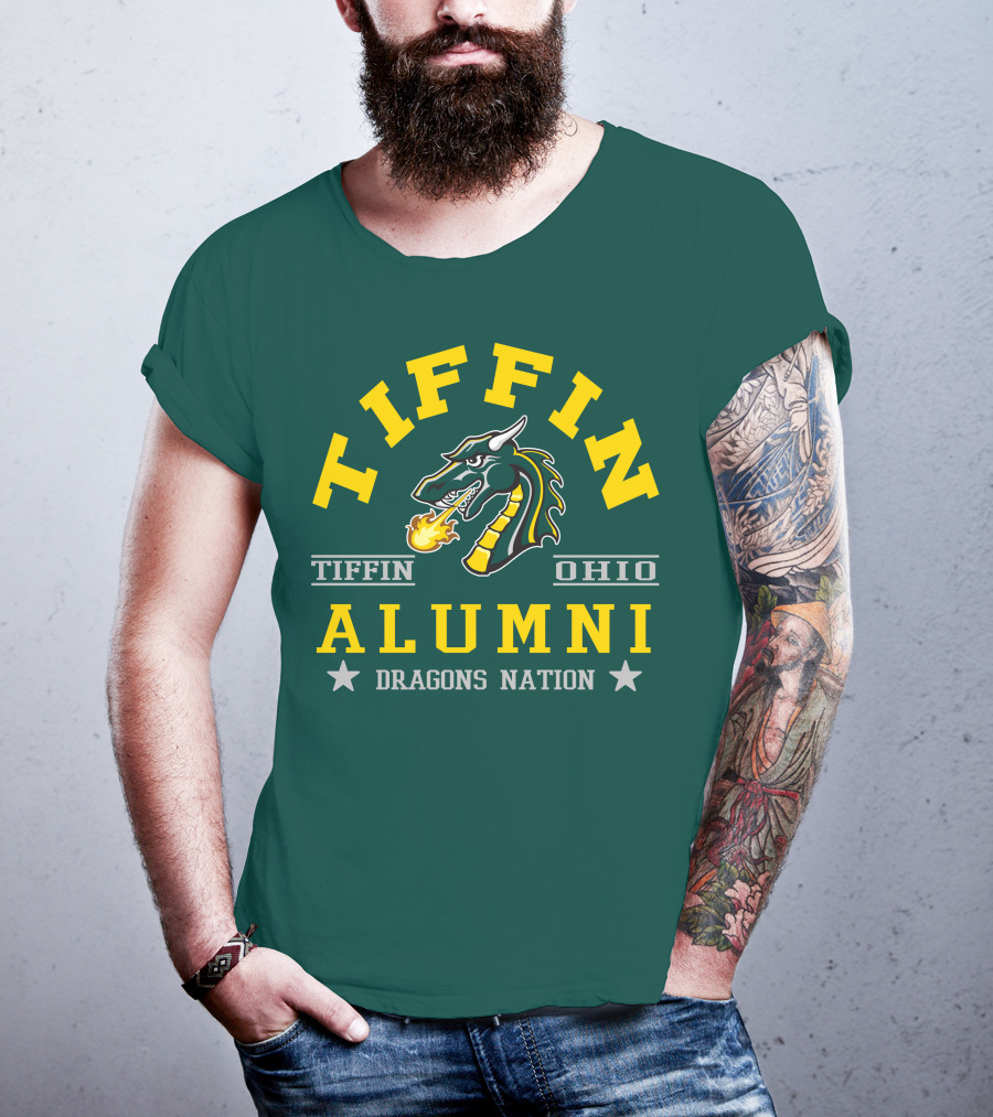 Tiffin Ohio Alumni Dragons Nation T-Shirt