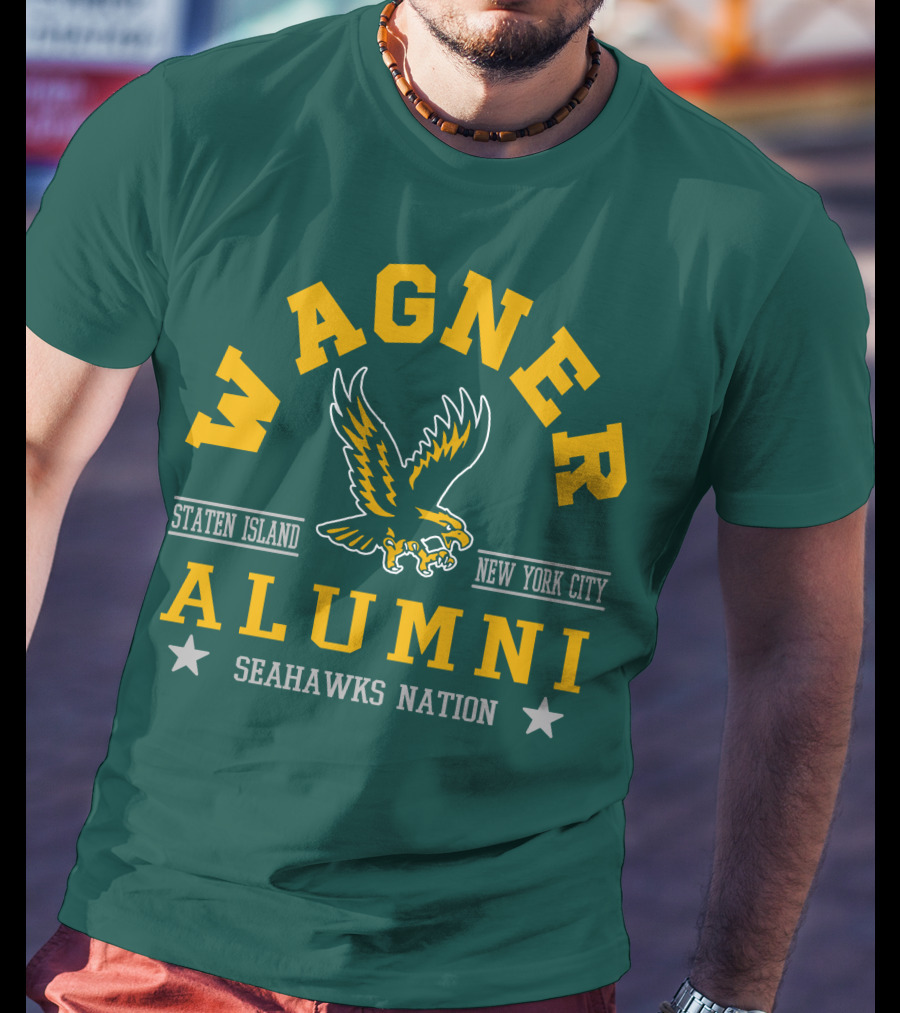 Wagner College Staten Island New York City Alumni Seahawks Nation T-Shirt