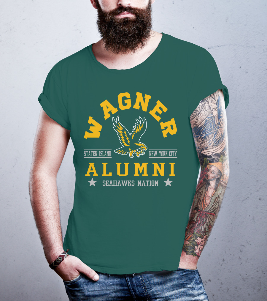 Wagner College Staten Island New York City Alumni Seahawks Nation T-Shirt