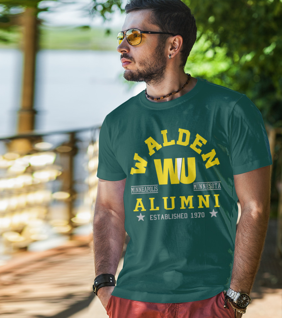 Walden University Alumni Minneapolis Minnesota Established 1970 WU T-Shirt