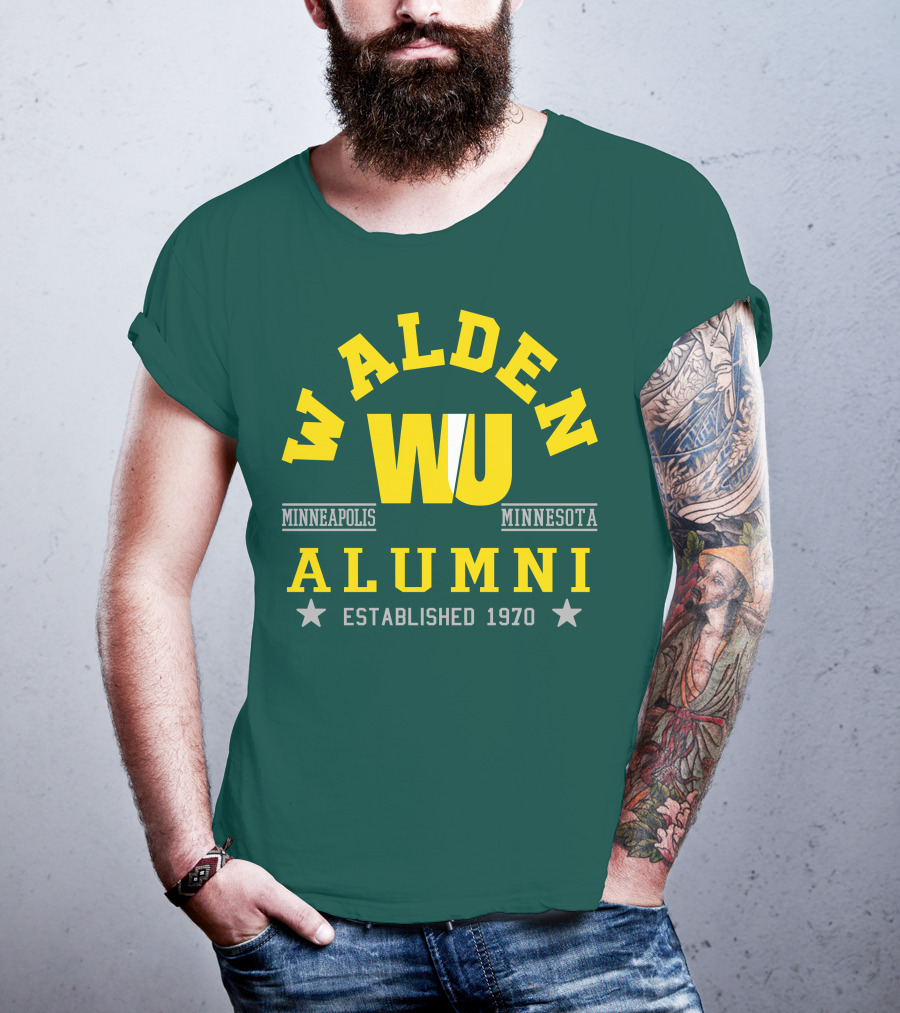 Walden University Alumni Minneapolis Minnesota Established 1970 WU T-Shirt