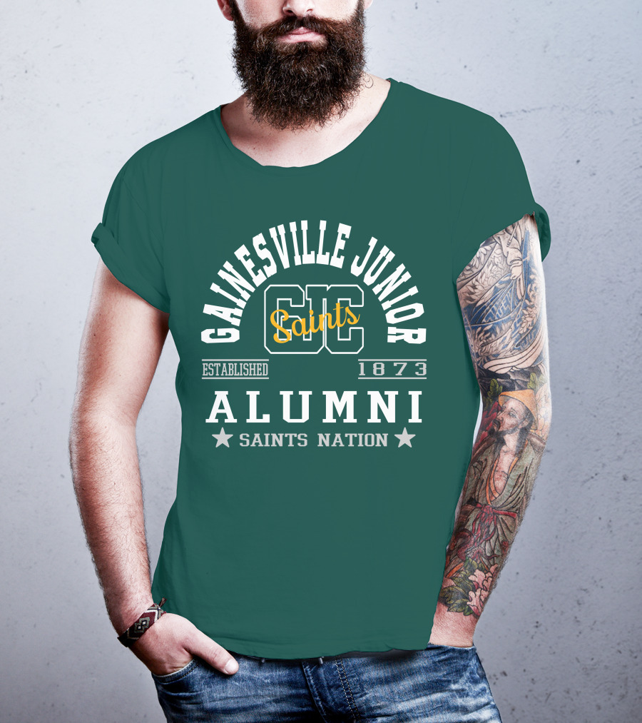 Gainesville Junior College Saints Alumni Established 1873 Saints Nation T-Shirt