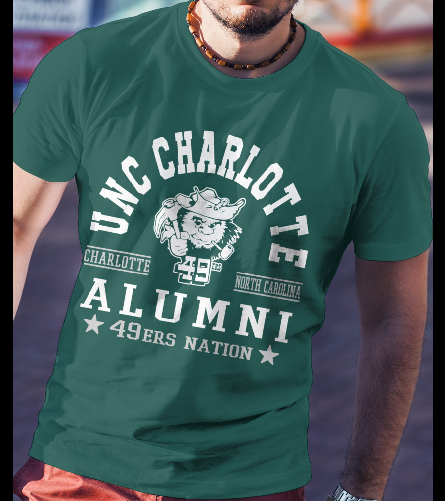 UNC Charlotte Alumni 49ers Nation Charlotte North Carolina T-Shirt