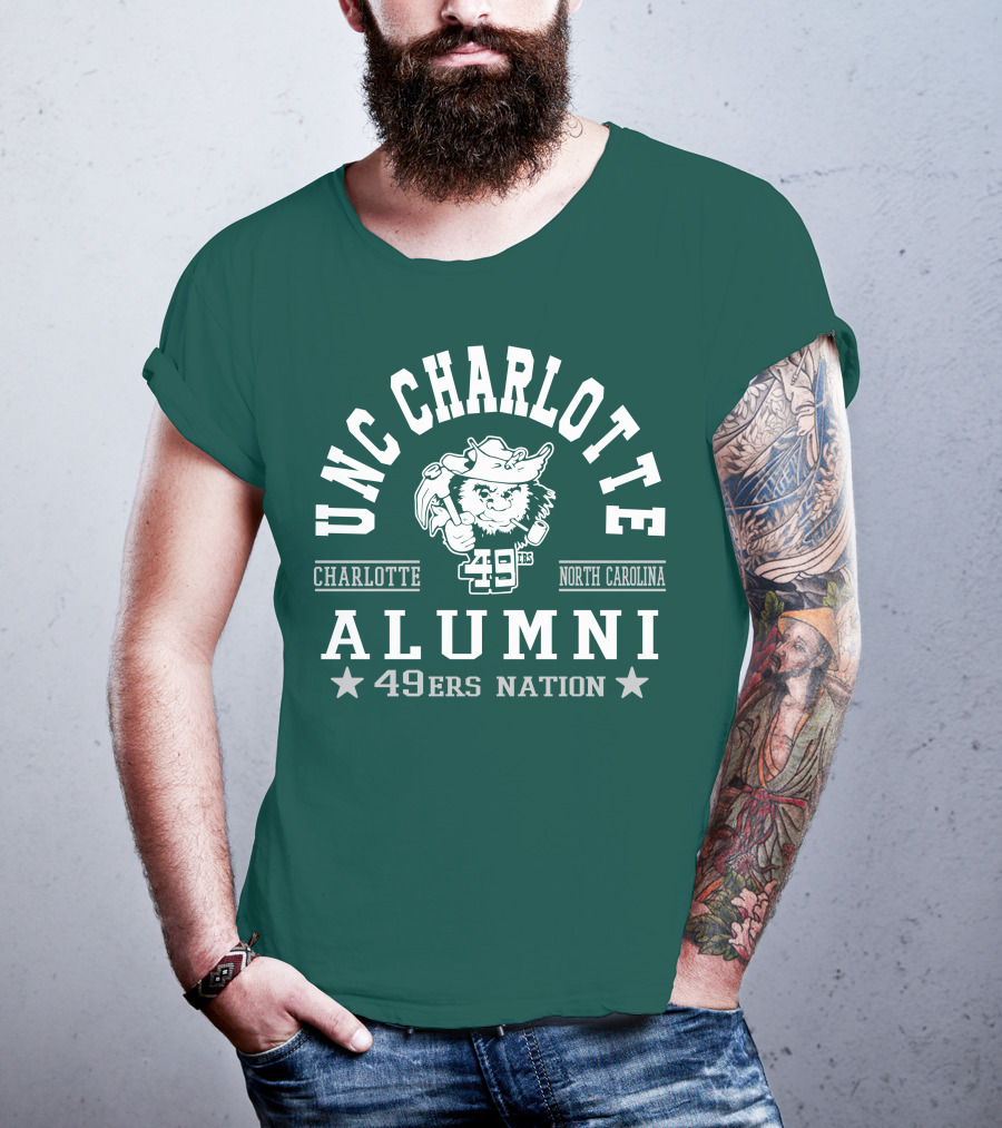 UNC Charlotte Alumni 49ers Nation Charlotte North Carolina T-Shirt