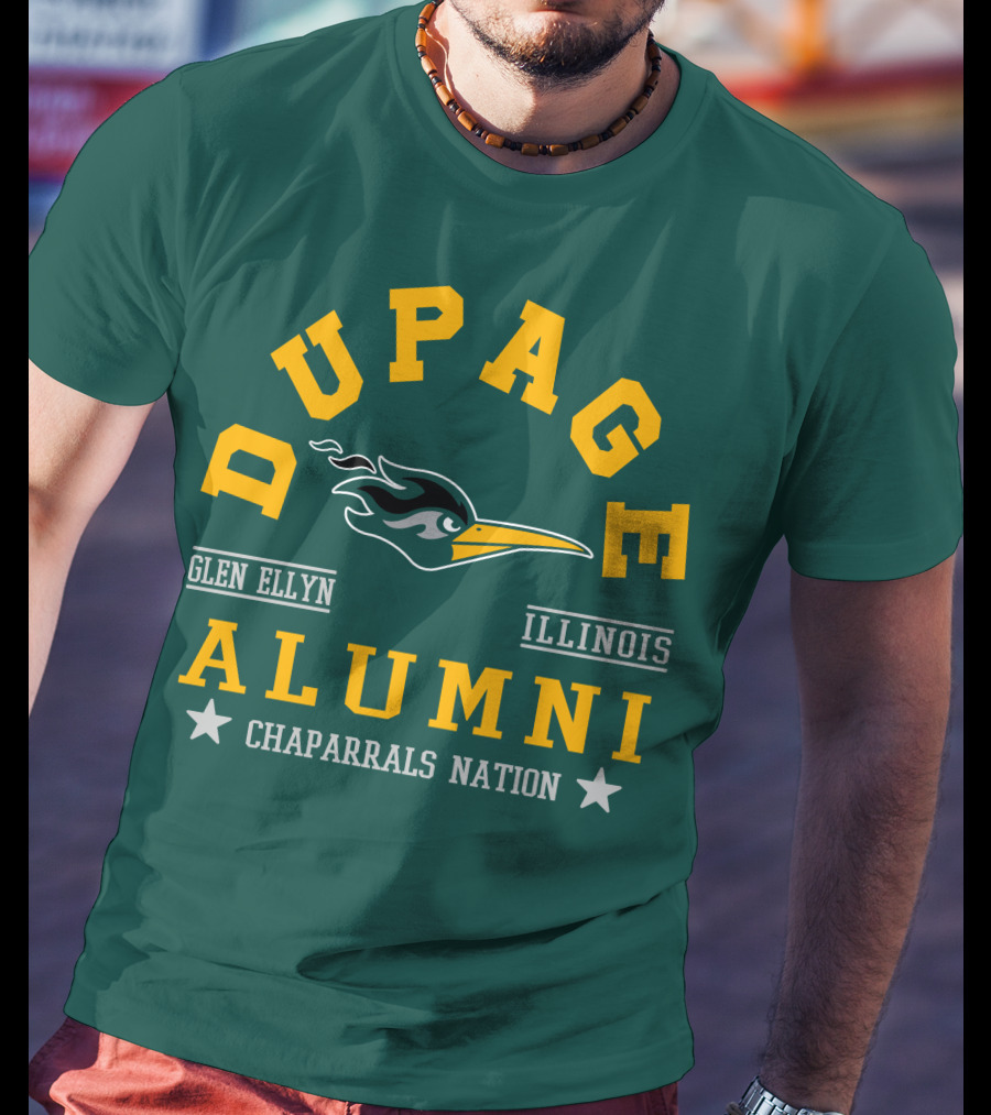 DuPage Glen Ellyn Illinois Alumni Chaparrals Nation T-Shirt