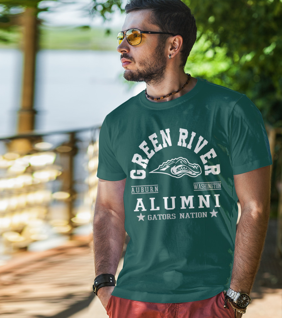 Green River Alumni Gators Nation Auburn Washington T-Shirt