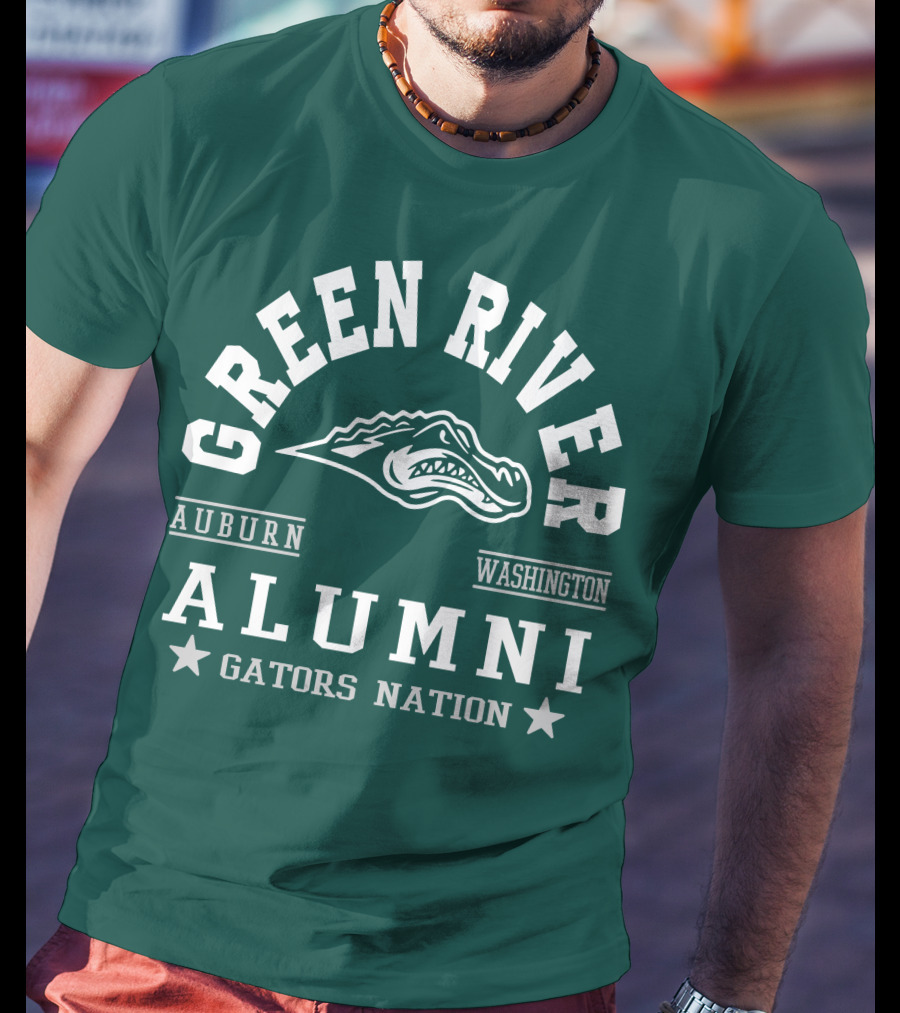 Green River Alumni Gators Nation Auburn Washington T-Shirt
