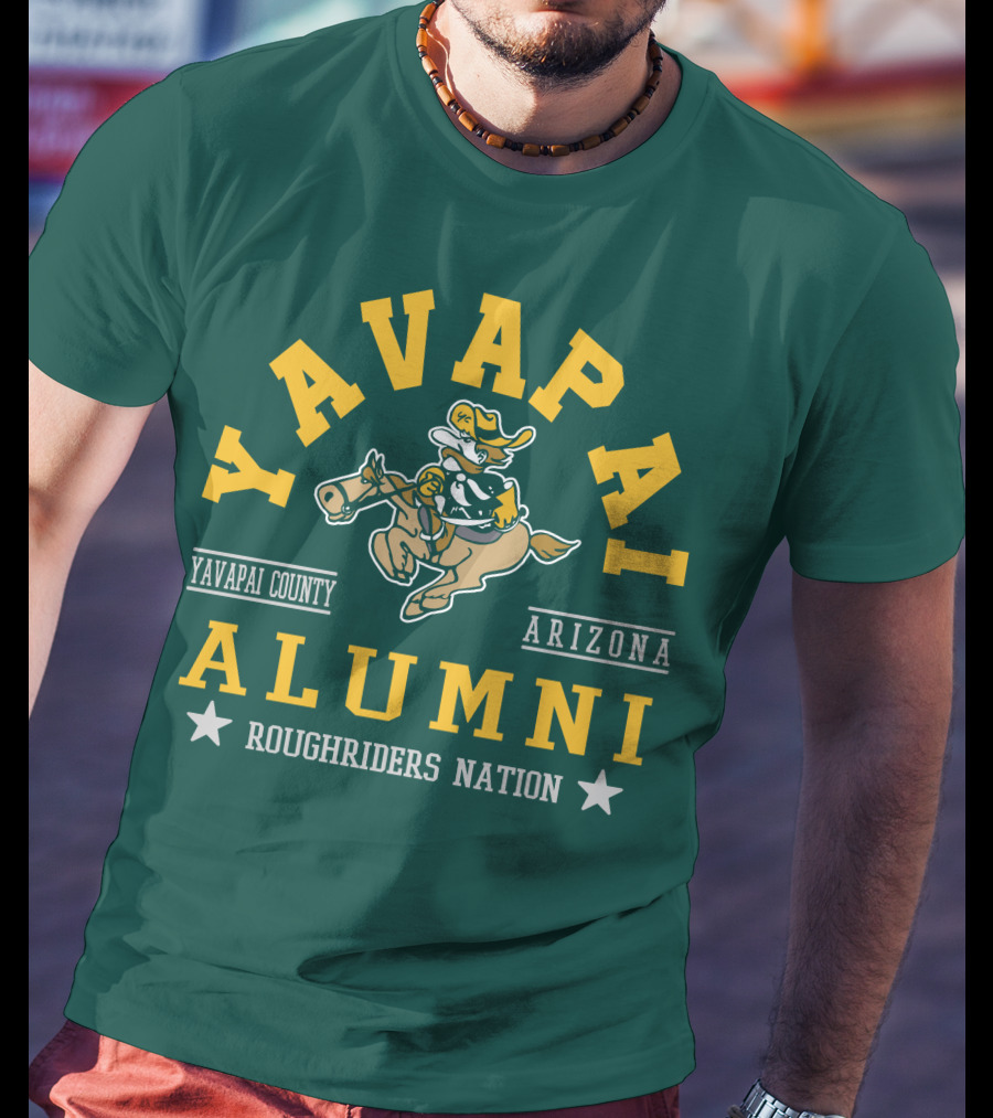 Yavapai College Alumni Arizona Roughriders Nation Yavapai County T-Shirt