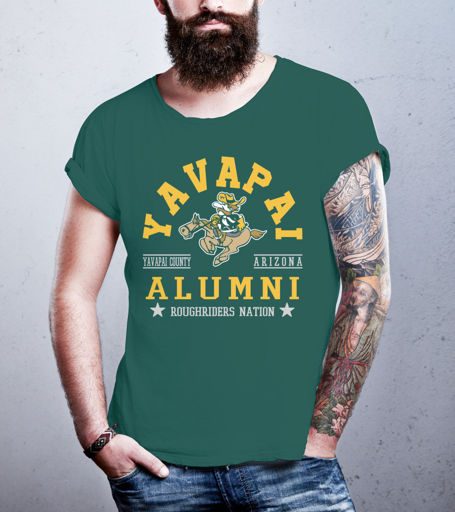 Yavapai College Alumni Arizona Roughriders Nation Yavapai County T-Shirt