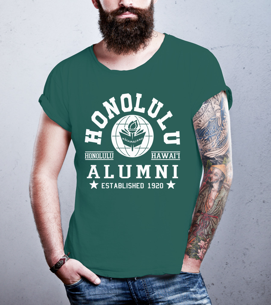 Honolulu Hawai'i Alumni Mālamalama Established 1920 T-Shirt