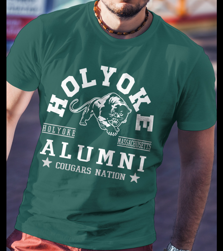 Holyoke Alumni Cougars Nation Massachusetts T-Shirt