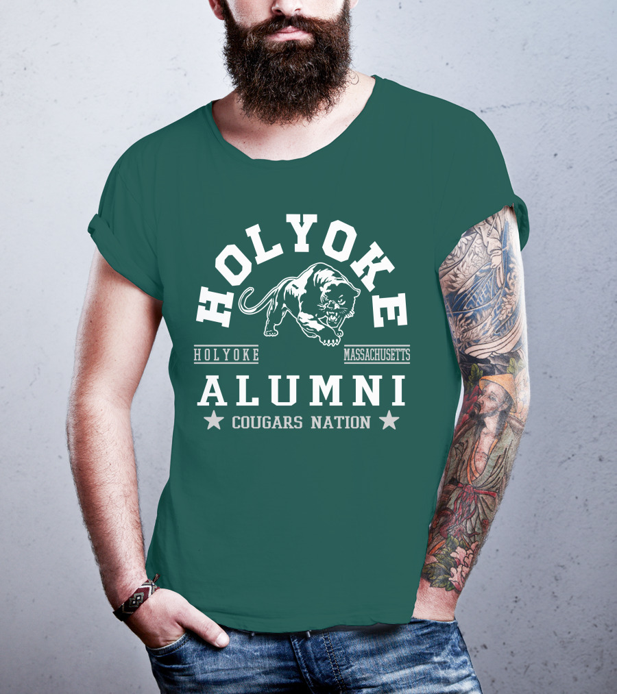 Holyoke Alumni Cougars Nation Massachusetts T-Shirt