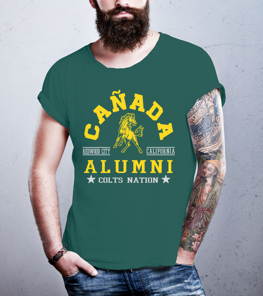 Cañada Alumni Colts Nation Redwood City California T-Shirt
