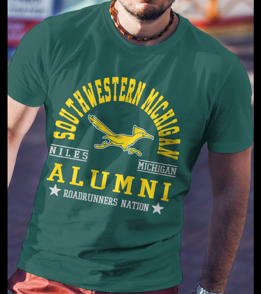 Southwestern Michigan Niles Alumni Roadrunners Nation T-Shirt