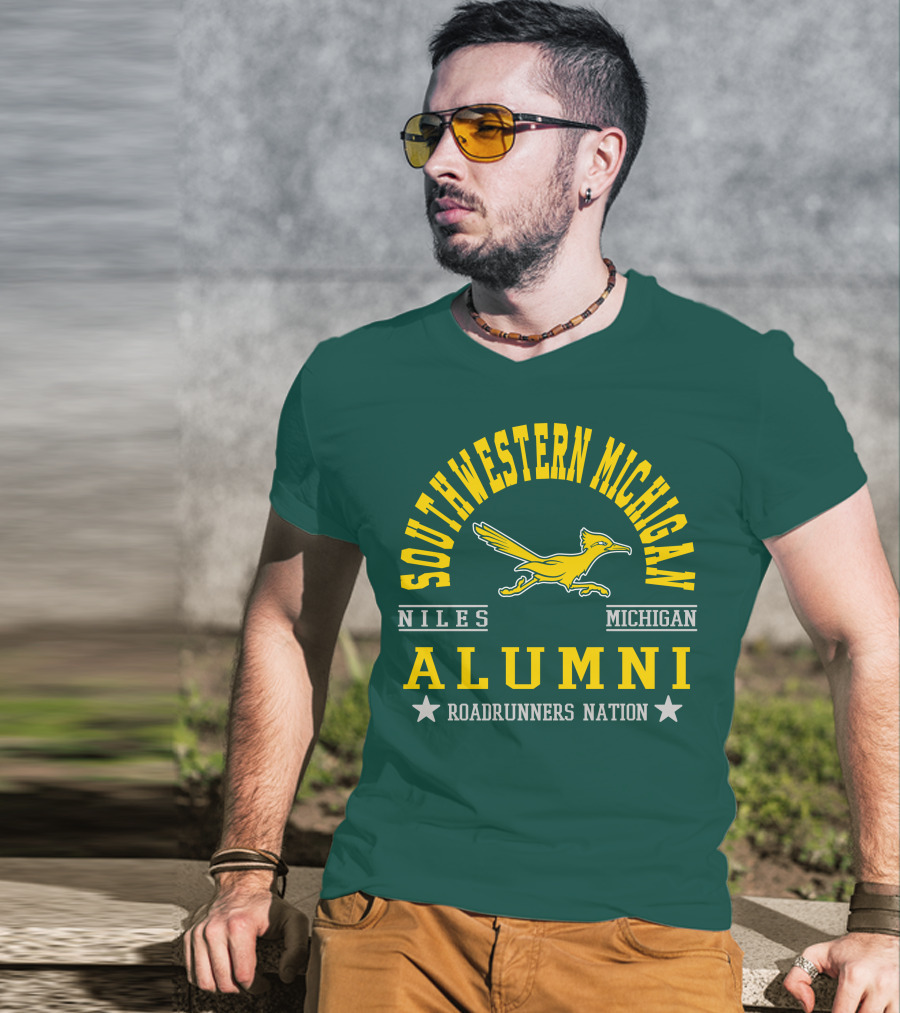 Southwestern Michigan Niles Alumni Roadrunners Nation T-Shirt