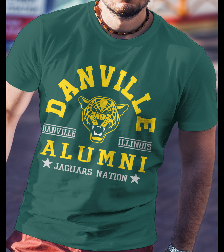 Danville Illinois Alumni Jaguars Nation T-Shirt