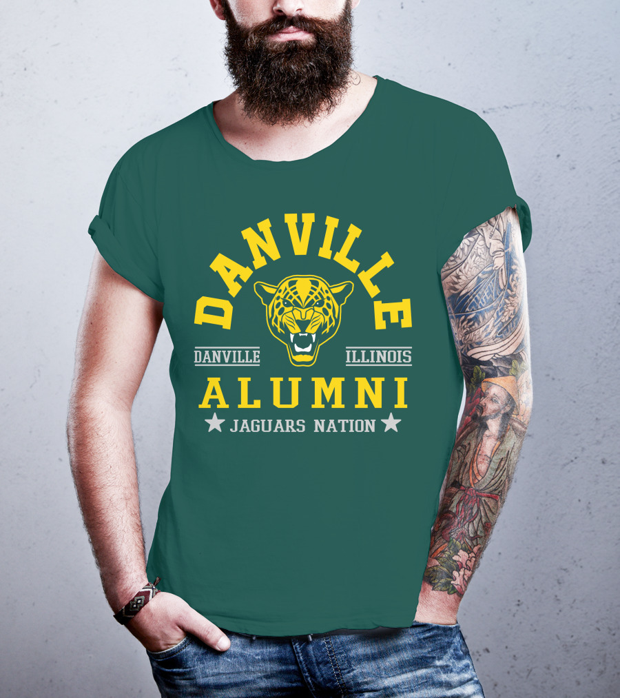 Danville Illinois Alumni Jaguars Nation T-Shirt