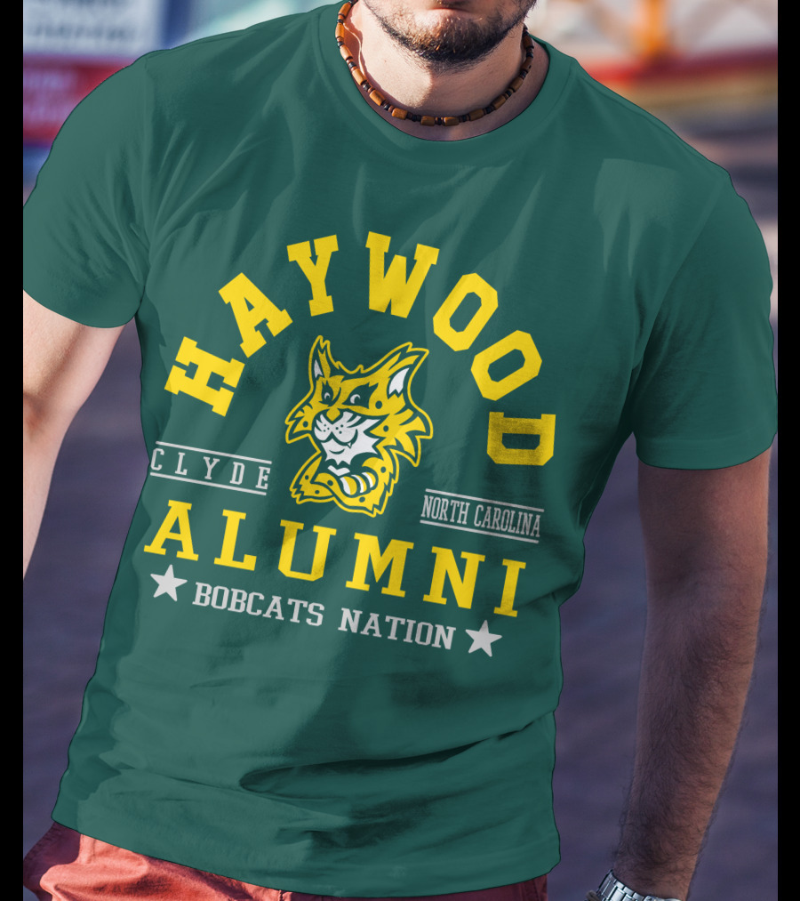 Haywood Alumni Clyde North Carolina Bobcats Nation T-Shirt
