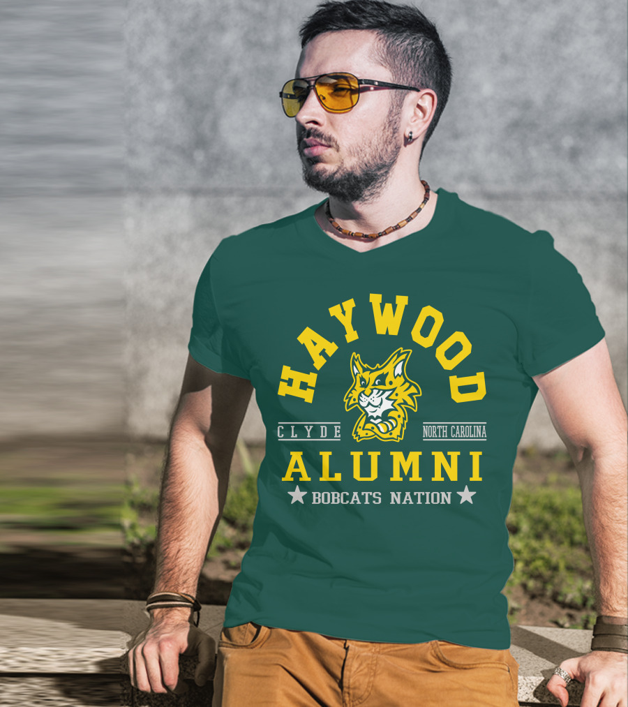 Haywood Alumni Clyde North Carolina Bobcats Nation T-Shirt