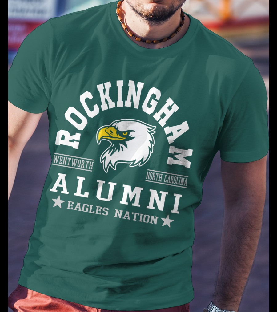 Rockingham Wentworth North Carolina Alumni Eagles Nation T-Shirt