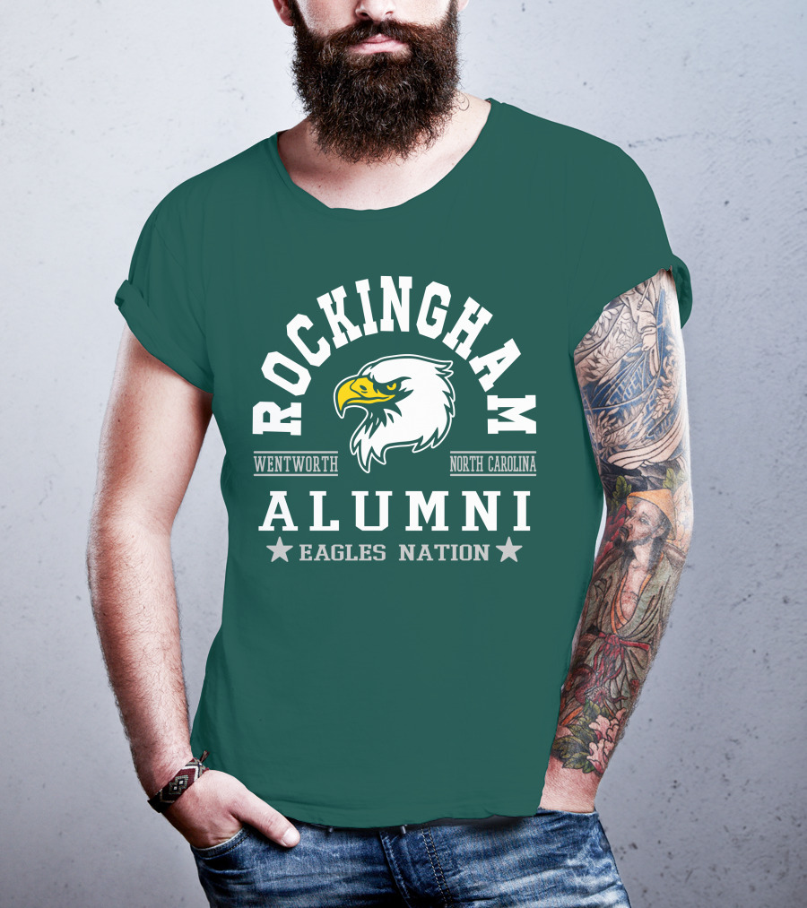 Rockingham Wentworth North Carolina Alumni Eagles Nation T-Shirt