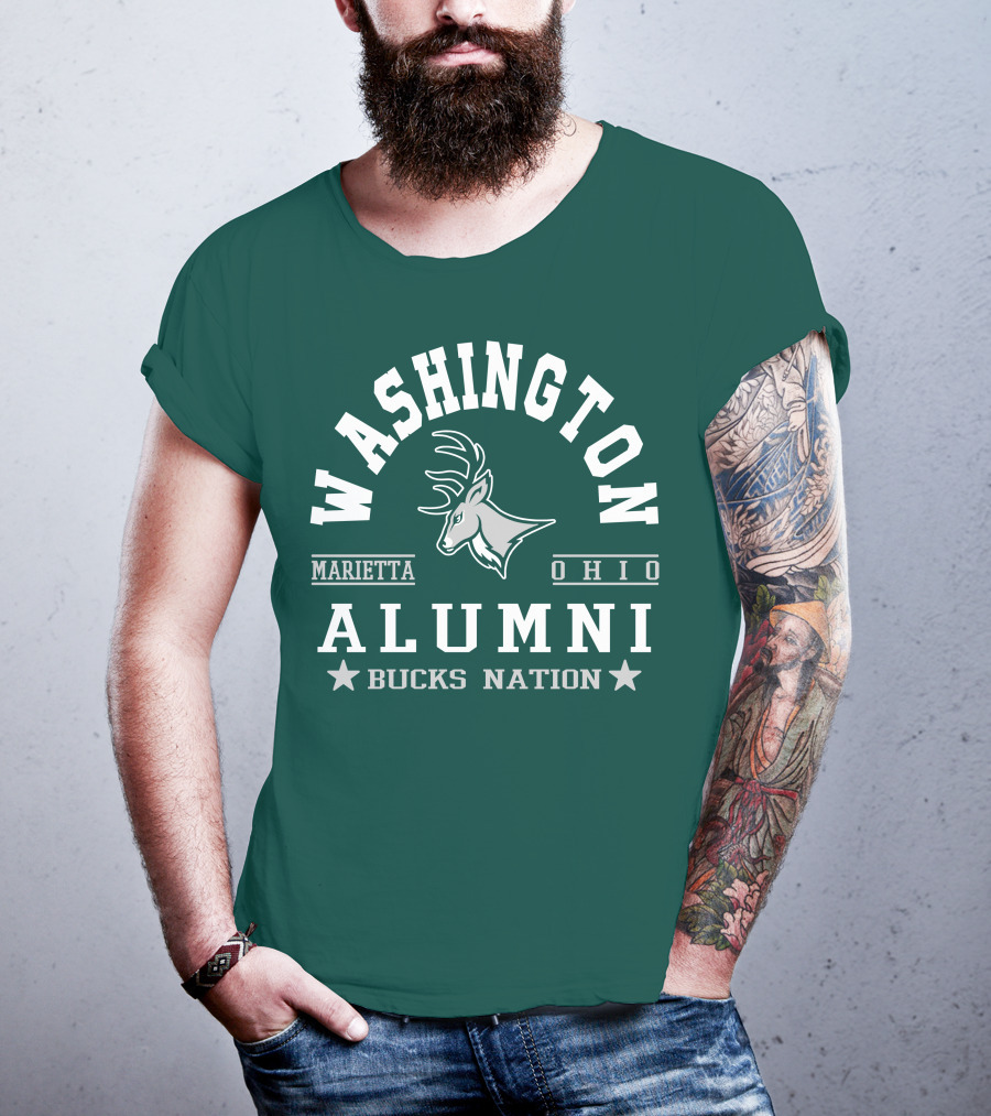Washington Alumni Marietta Ohio Bucks Nation T-Shirt