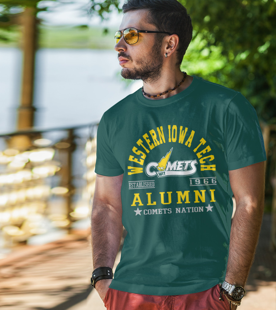 Western Iowa Tech Comets Alumni Established 1966 Comets Nation T-Shirt