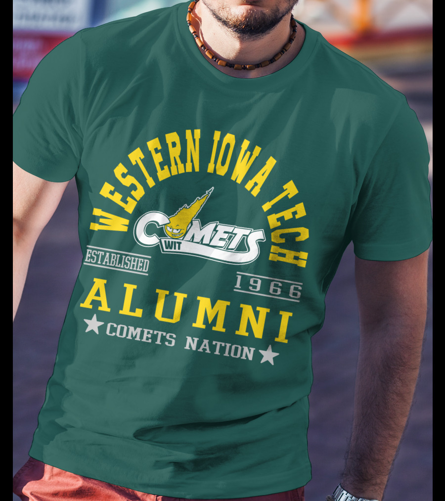 Western Iowa Tech Comets Alumni Established 1966 Comets Nation T-Shirt