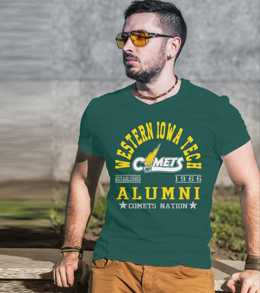Western Iowa Tech Comets Alumni Established 1966 Comets Nation T-Shirt