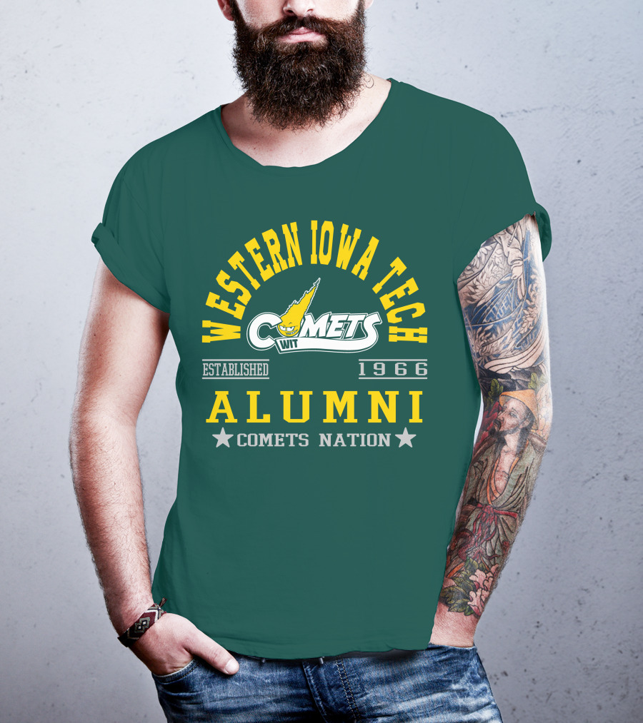 Western Iowa Tech Comets Alumni Established 1966 Comets Nation T-Shirt