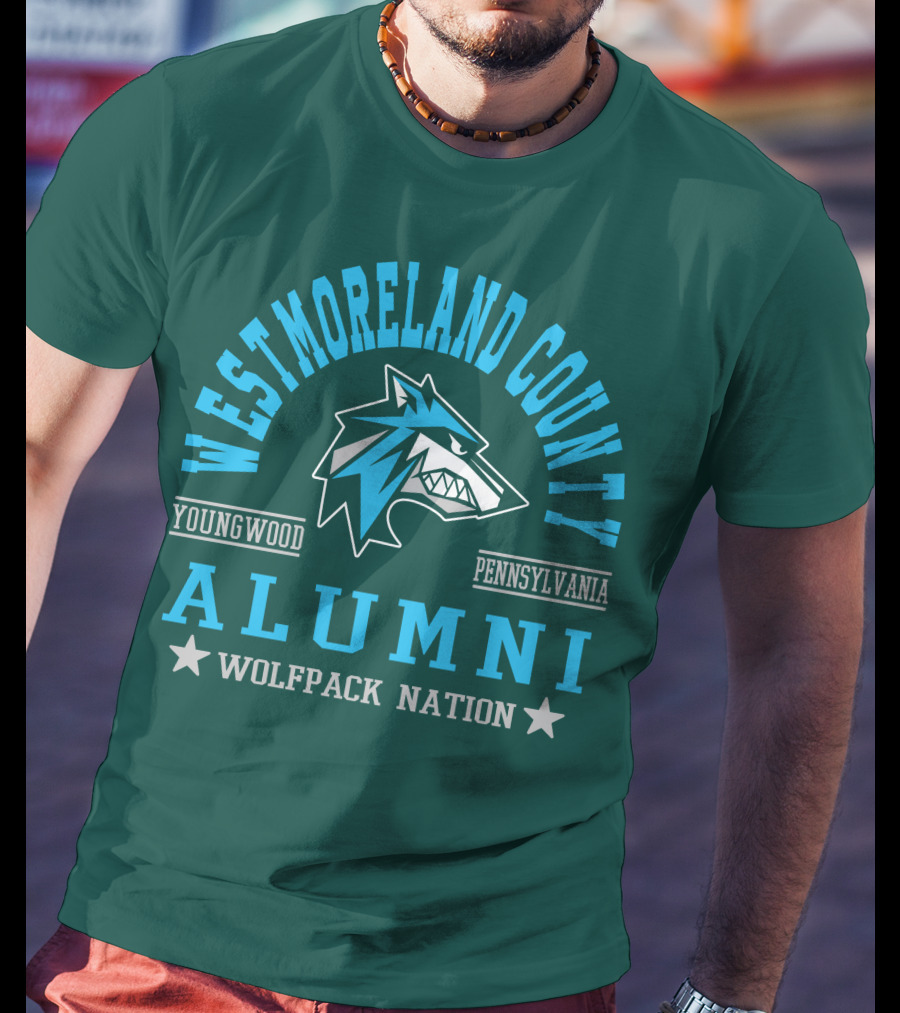 Westmoreland County Youngwood Pennsylvania Alumni Wolfpack Nation T-Shirt