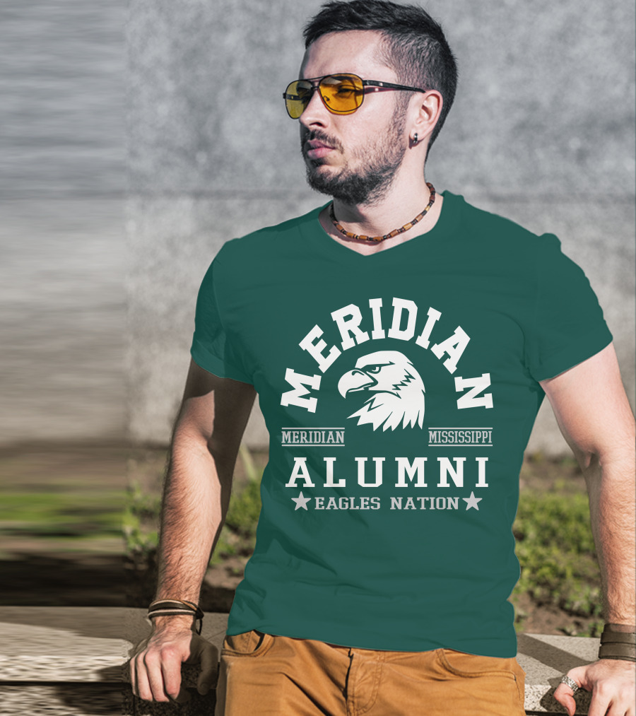 Meridian Mississippi Alumni Eagles Nation T-Shirt