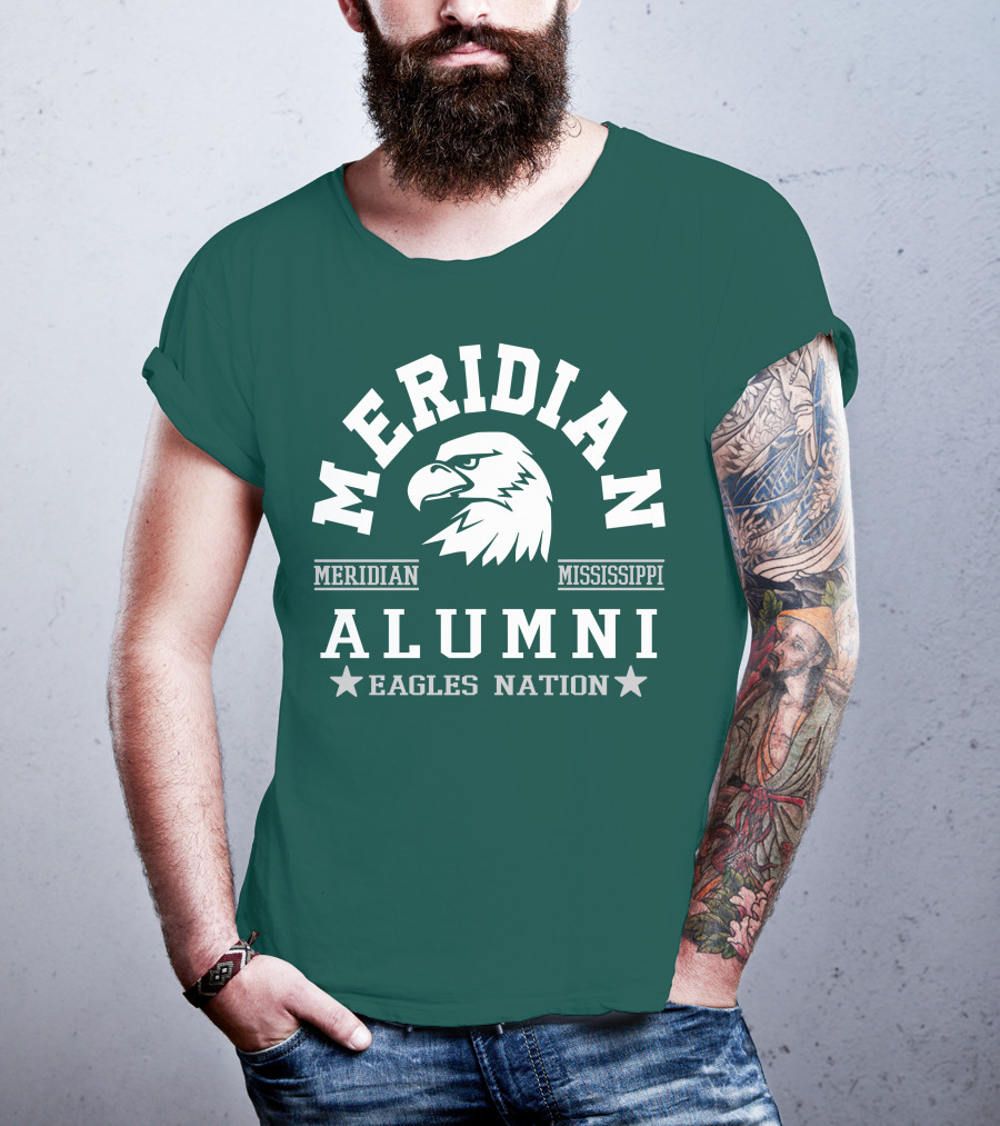 Meridian Mississippi Alumni Eagles Nation T-Shirt