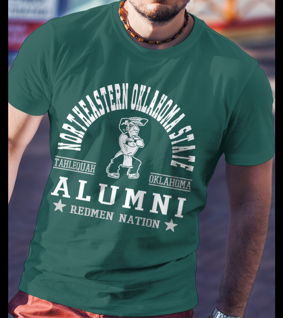 Northeastern Oklahoma State Alumni Tahlequah Oklahoma Redmen Nation T-Shirt