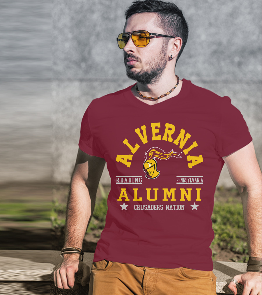Alvernia Alumni Reading Pennsylvania Crusaders Nation T-Shirt