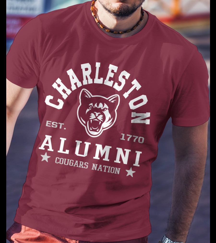 Charleston Alumni Cougars Nation Est. 1770 T-Shirt