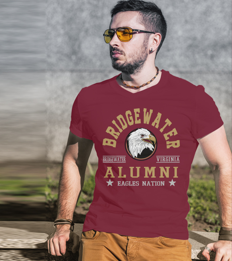 Bridgewater Virginia Alumni Eagles Nation T-Shirt