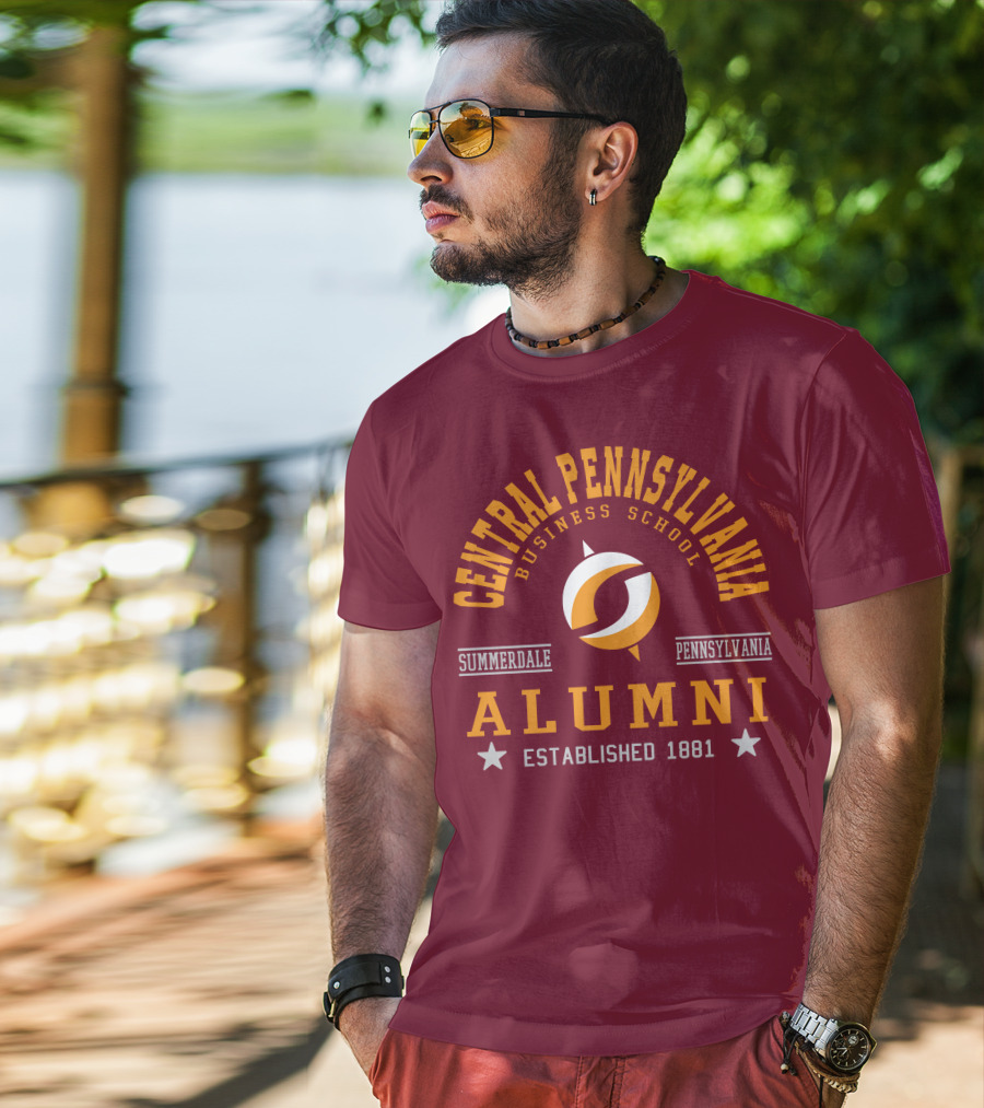 Central Pennsylvania Business School Alumni Summerdale Pennsylvania Established 1881 T-Shirt