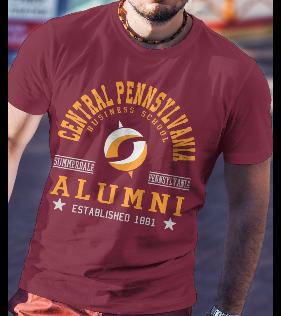 Central Pennsylvania Business School Alumni Summerdale Pennsylvania Established 1881 T-Shirt