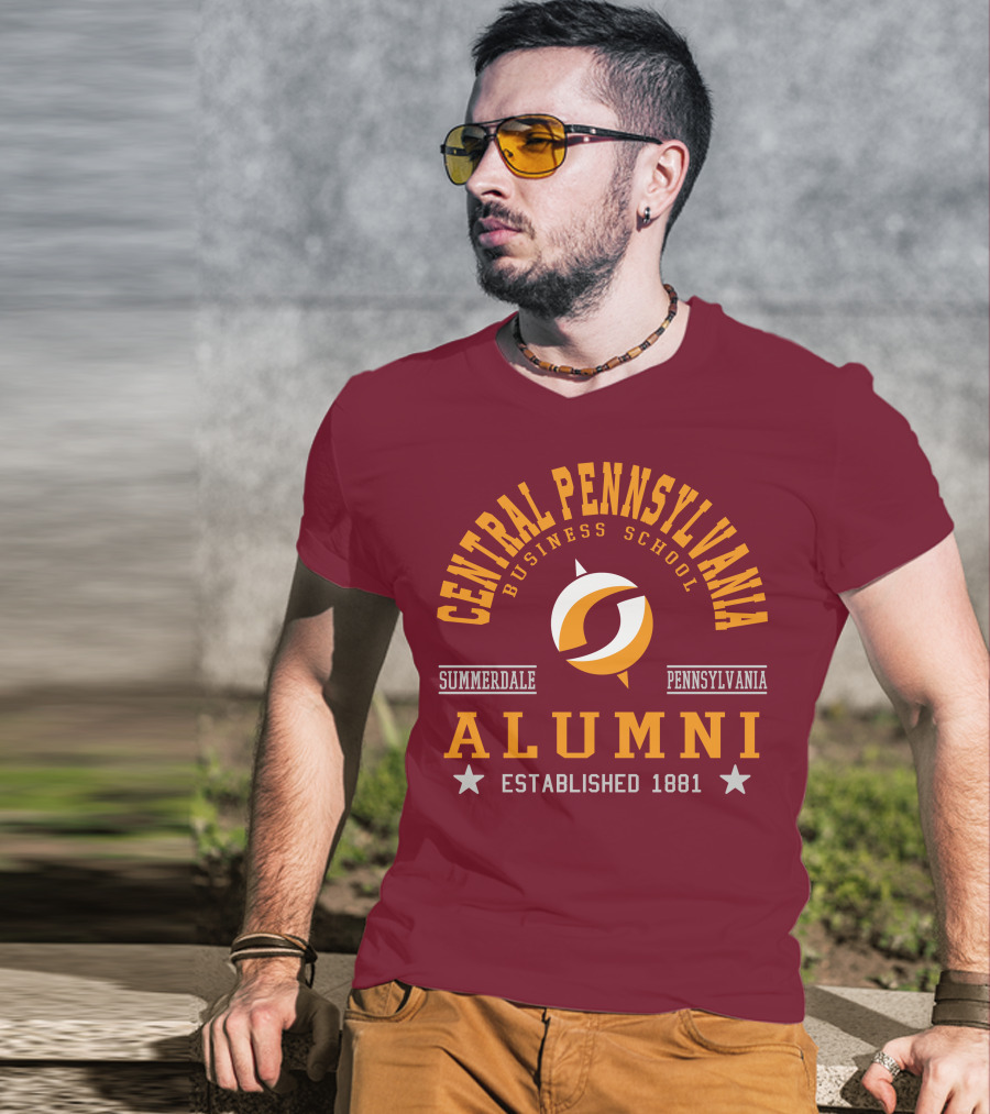 Central Pennsylvania Business School Alumni Summerdale Pennsylvania Established 1881 T-Shirt