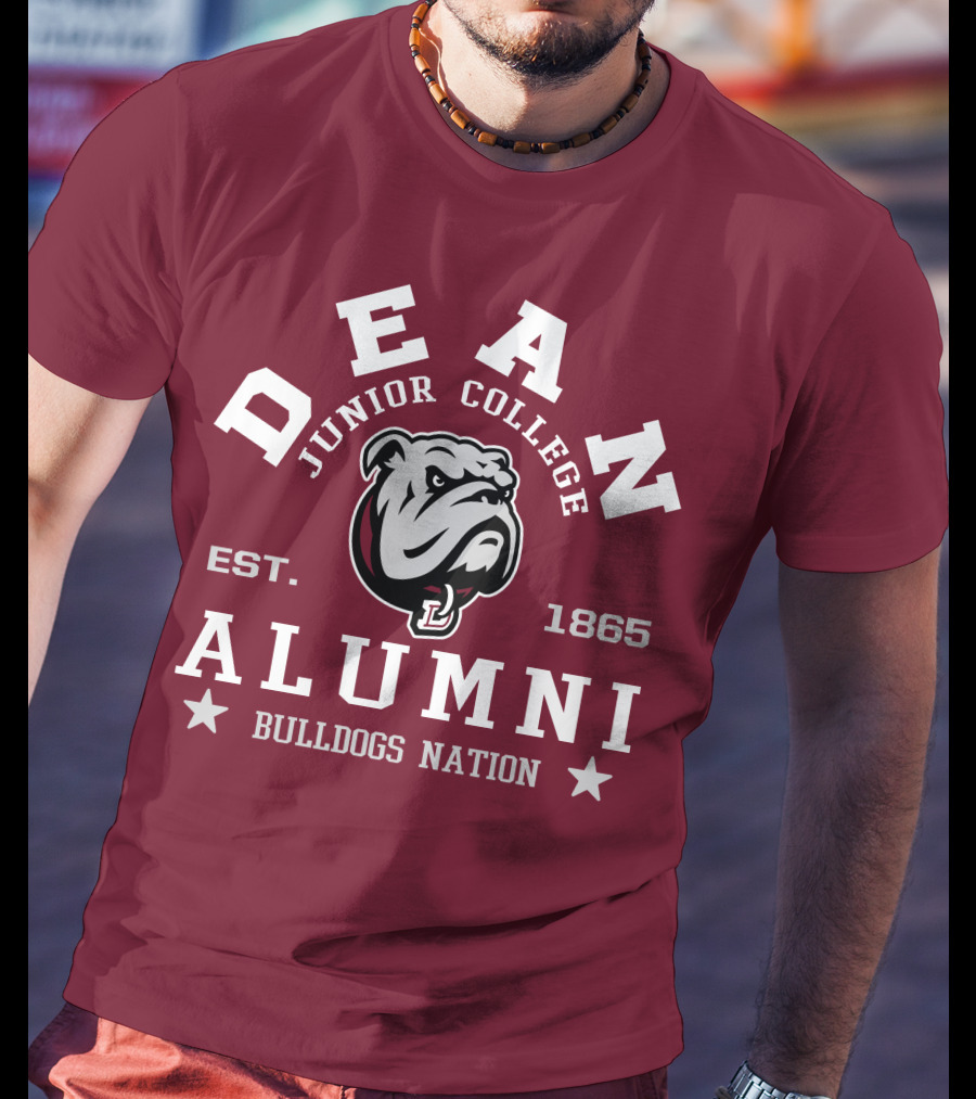 Dean Junior College Alumni Bulldogs Nation Est. 1865 T-Shirt