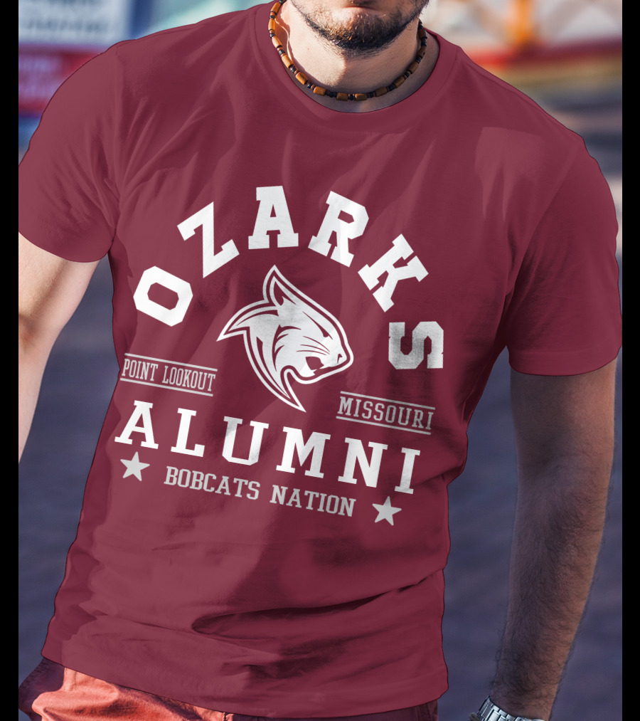 Ozarks Alumni Bobcats Nation Point Lookout Missouri T-Shirt