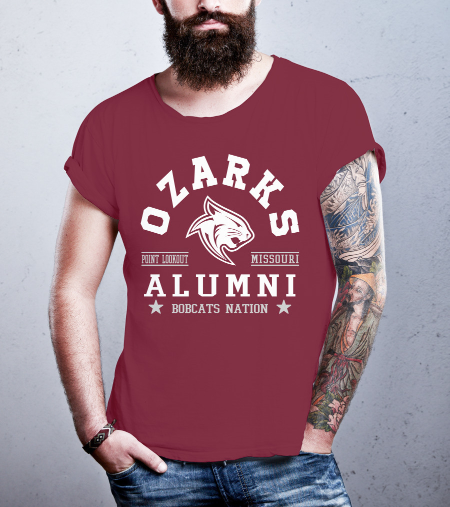 Ozarks Alumni Bobcats Nation Point Lookout Missouri T-Shirt
