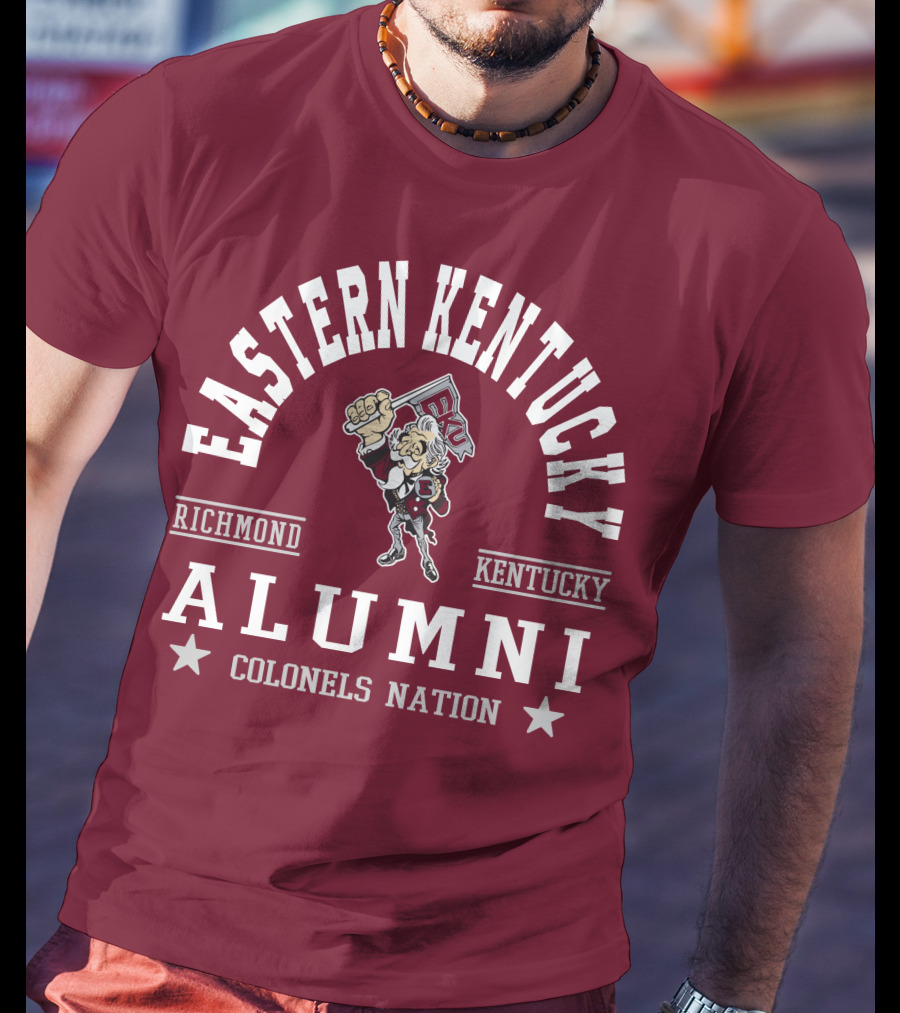 Eastern Kentucky Alumni Colonels Nation Richmond Kentucky T-Shirt