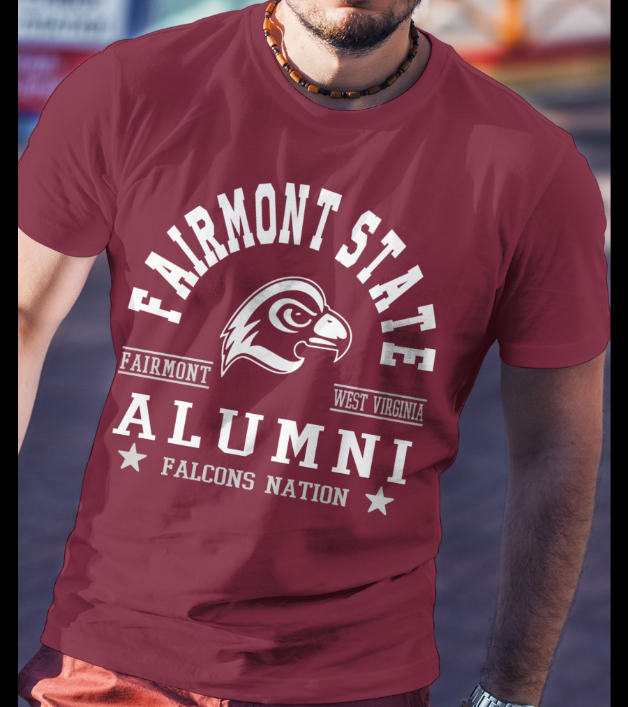 Fairmont State Alumni Falcons Nation West Virginia T-Shirt