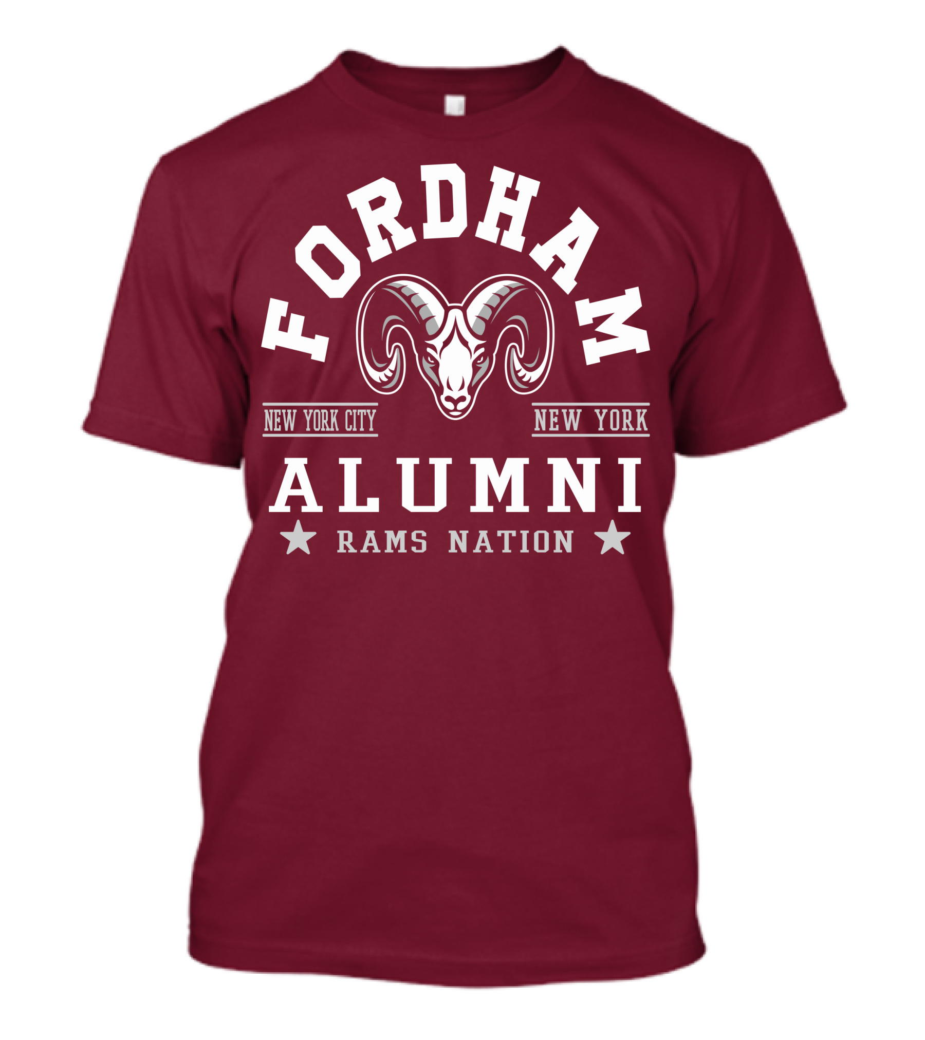 Fordham Alumni New York City Rams Nation T-Shirt